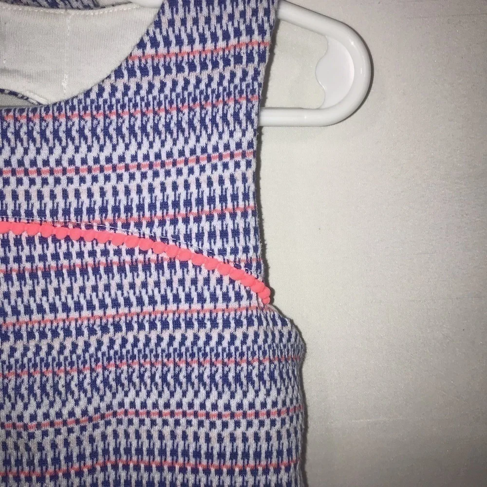 Janie and Jack Blue & Pink Sleeveless Dress